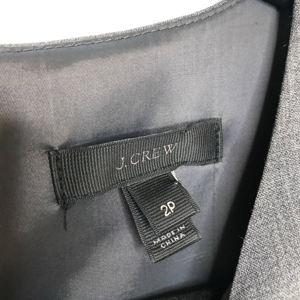 J. Crew Wool Résumé Sheath Dress Pockets - Picture 3 of 5